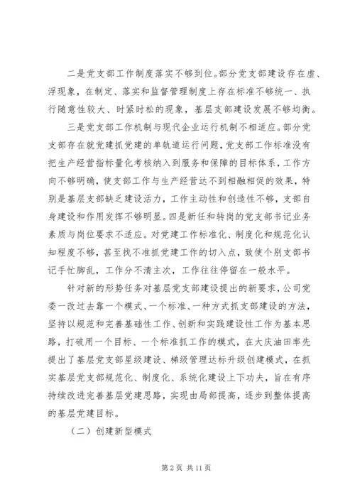 石油系统基层党建工作经验材料.docx