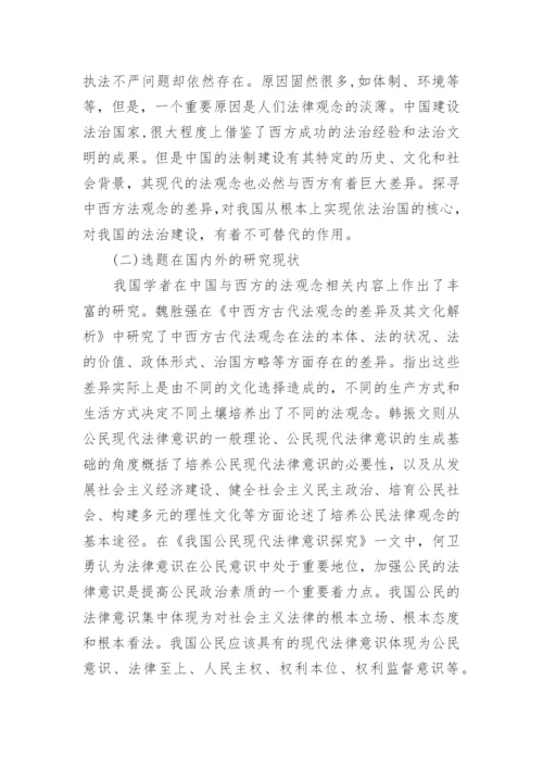 法学毕业论文开题报告怎么写.docx