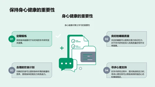 博士生学术提升策略PPT模板