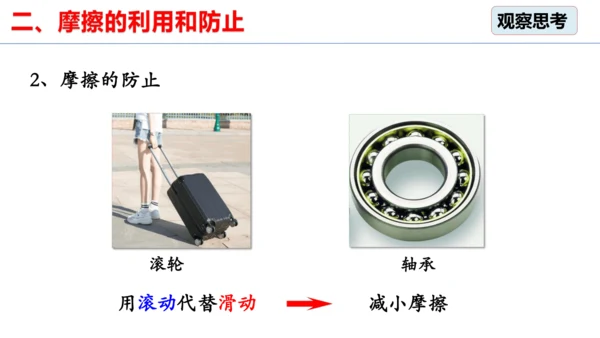 人教版 初中物理 八年级下册 第八章 运动和力 8.3摩擦力（第2课时）课件（28页ppt）