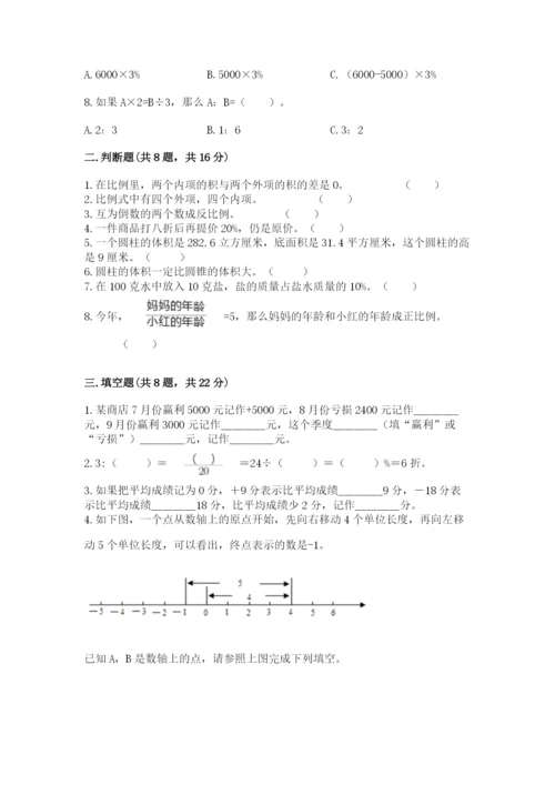 小升初六年级期末试卷附下载答案.docx