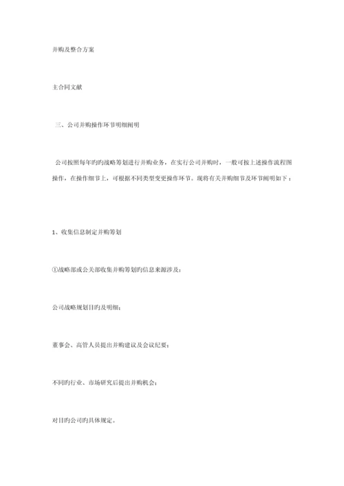 公司并购大标准流程细节全程指引.docx