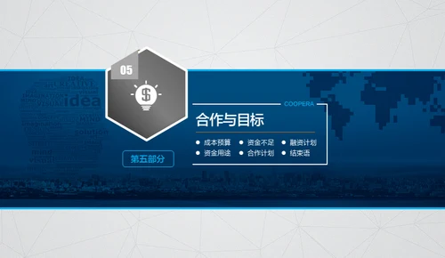 创业融资计划书项目展示商业计划书通用PPT模板