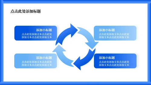 蓝色简约风文化主题旅游攻略PPT模板