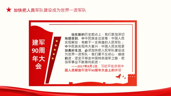 人民军队建设成为世界一流军队部队航母PPT