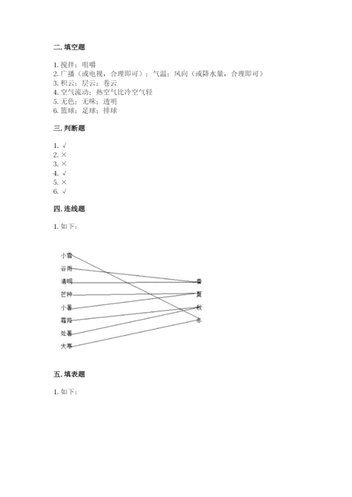 教科版三年级上册科学期末测试卷精品【名师推荐】.docx