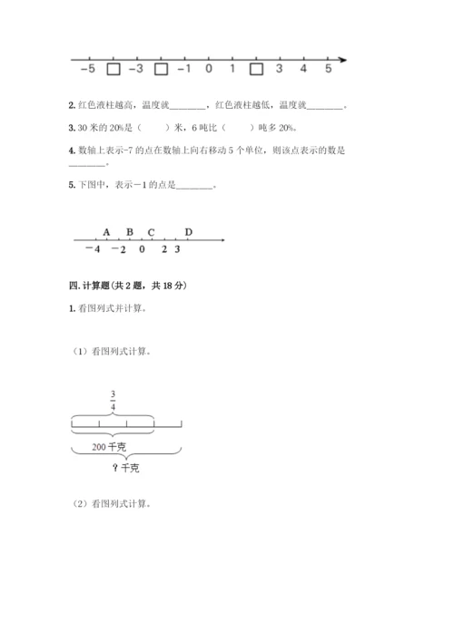 人教版六年级下册数学期中测试卷及参考答案(满分必刷).docx