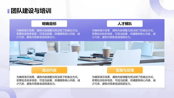 蓝色商务风年终回顾：核心成果与重点反思PPT模板