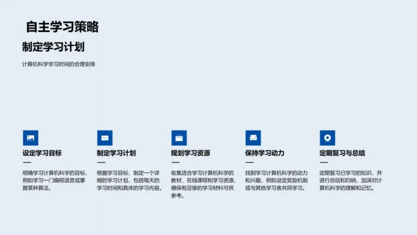 计算机科学概述PPT模板