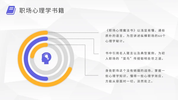 职场提升好书推荐通用PPT模板
