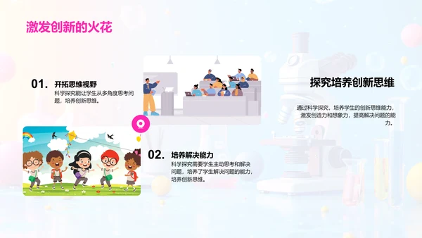 初中科学实验课PPT模板