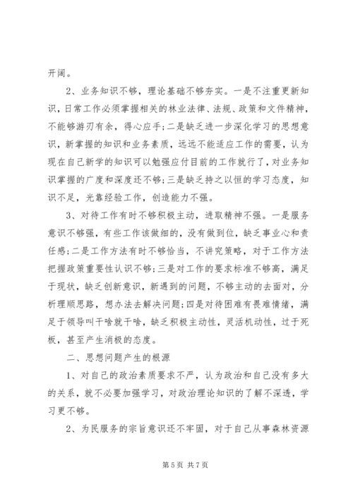 治理庸懒散党员干部“庸懒散软”专项治理对照检查材料.docx