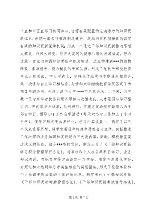 助推知识更新工程助推了干部教育 (3).docx