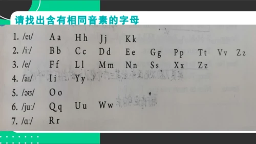 最新版音标教学课件 2024-2025学年人教版英语七年级上册