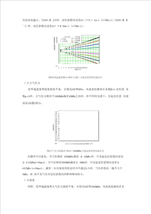 二等皮托管测风误差分析及偏差模拟计算