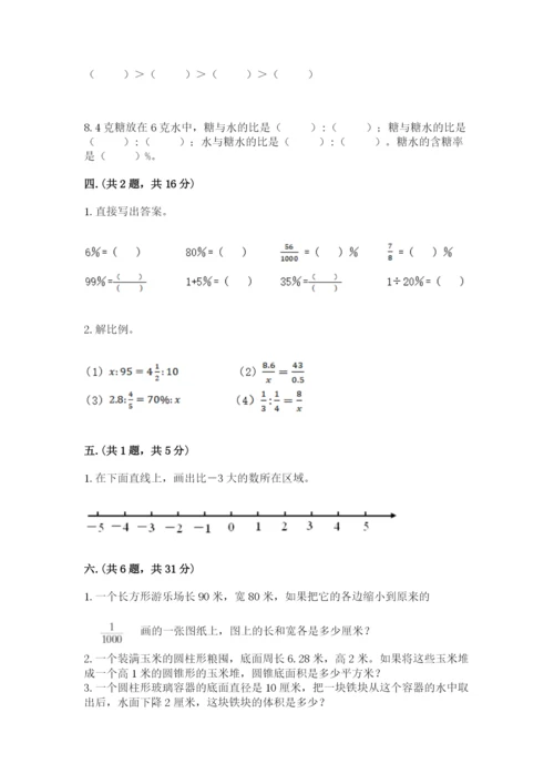 人教版小升初数学模拟试卷附参考答案（研优卷）.docx