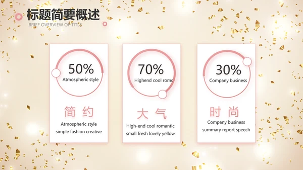 金色大气毕业典礼通用动态PPT模板