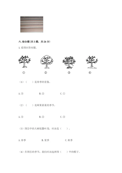 教科版二年级上册科学期末测试卷【黄金题型】.docx