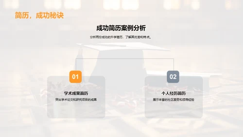 升学简历制胜秘诀