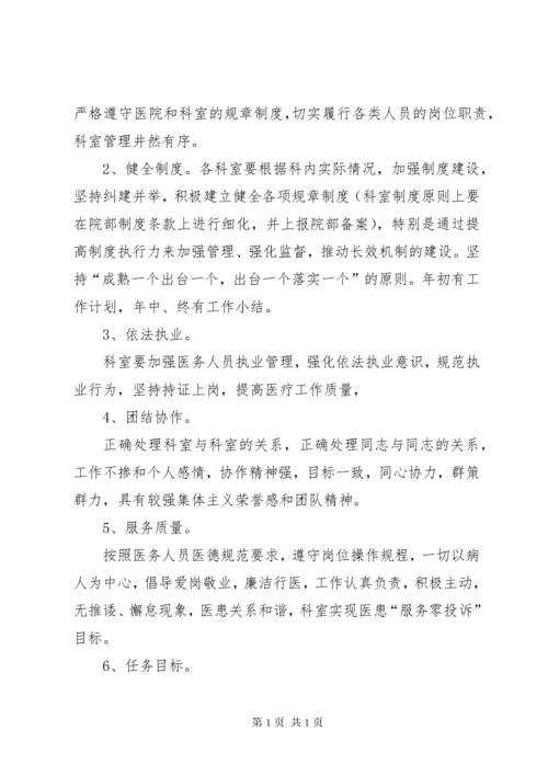 医院先进科室评选标准办法.docx