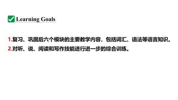 RevisionmoduleB课件2023-2024学年度外研版英语七年级下册
