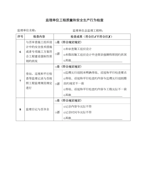 通信建设工程质量和安全生产监督检查表.docx