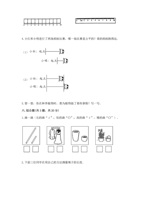 教科版一年级上册科学期末测试卷（b卷）.docx