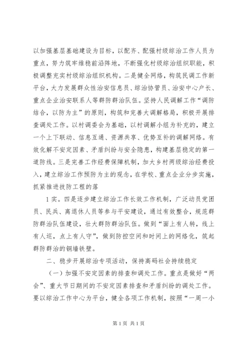 社会治安综合治理工作要点 (2).docx