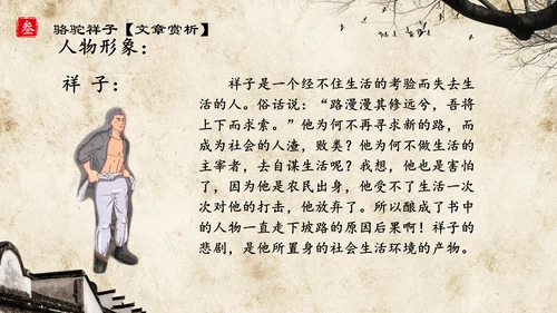 初中语文《骆驼祥子》教育通用PPT教学课件