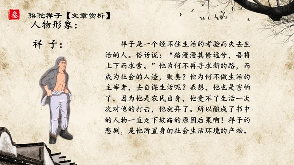 初中语文《骆驼祥子》教育通用PPT教学课件