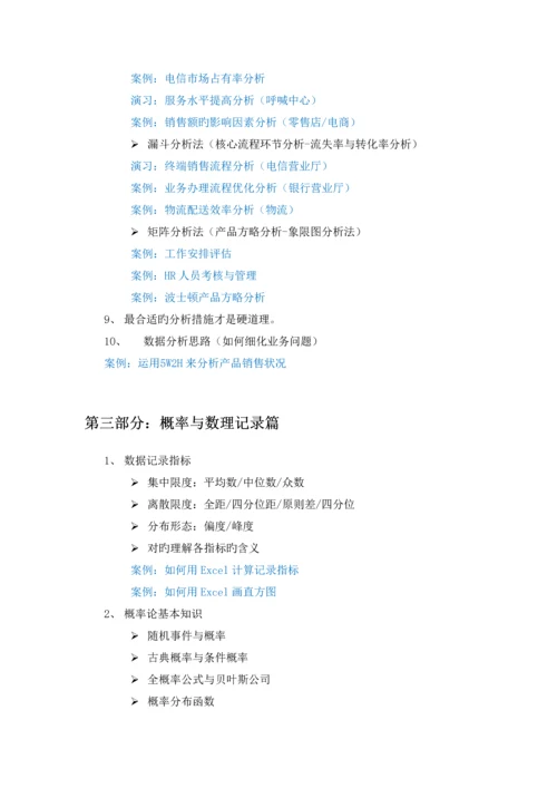A31-大数据分析与数据挖掘能力提升实战(5天).docx