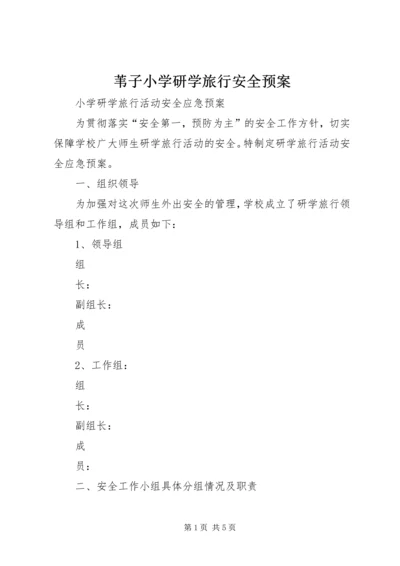 苇子小学研学旅行安全预案 (3).docx