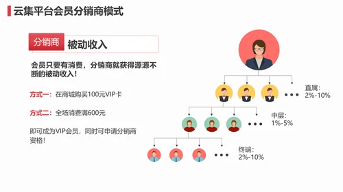 O2O社交电商招商宣传业务介绍PPT模板