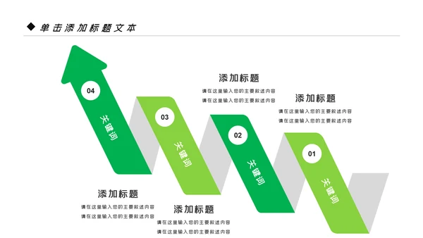 绿色清新生态文明环保低碳和谐社区PPT模板