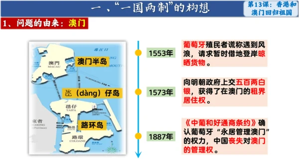 第13课 香港和澳门回归祖国 课件