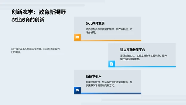 农业现代化教学PPT模板