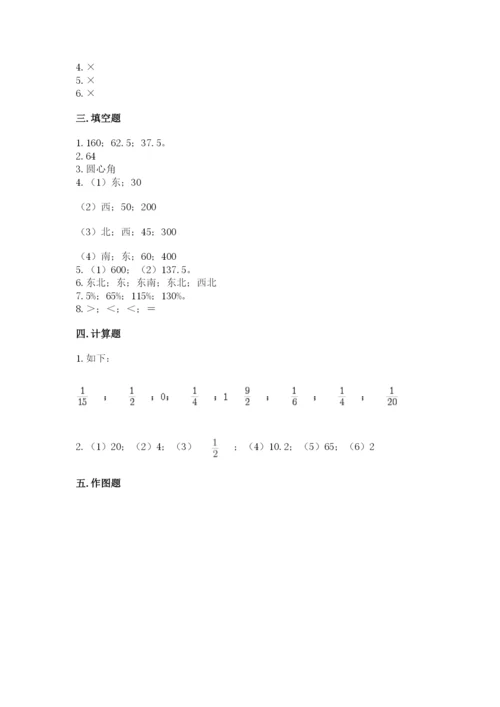 小学六年级数学上册期末卷附参考答案（综合题）.docx