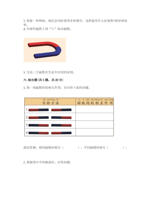 教科版小学科学二年级下册期末测试卷审定版.docx