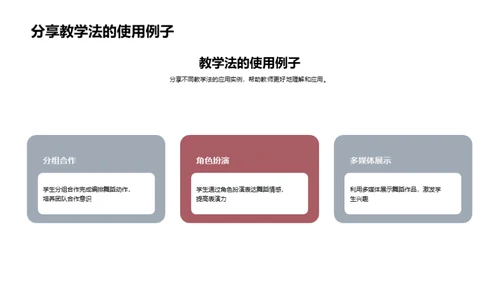 优化舞蹈教学策略