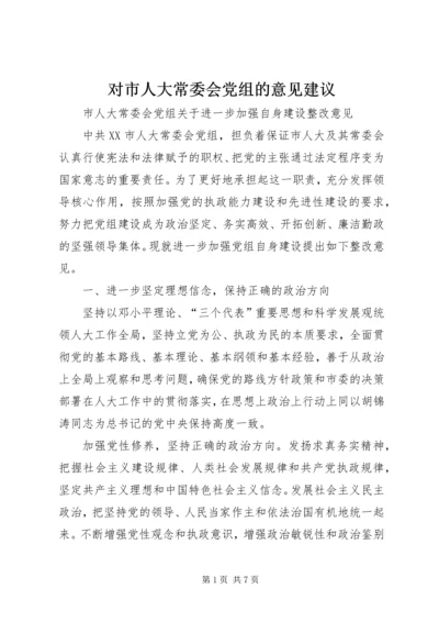 对市人大常委会党组的意见建议 (2).docx