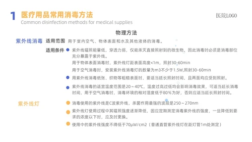 蓝色蓝色简约医院院感消毒知识培训院感知识培训