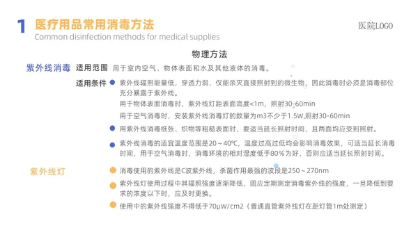 蓝色蓝色简约医院院感消毒知识培训院感知识培训