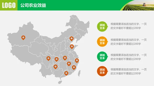水果蔬菜农业招商农产品宣传通用PPT模板