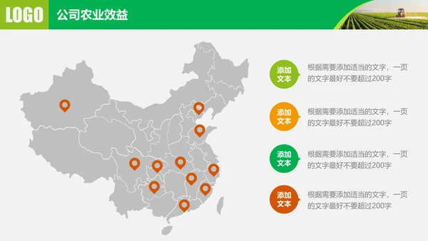 水果蔬菜农业招商农产品宣传通用PPT模板