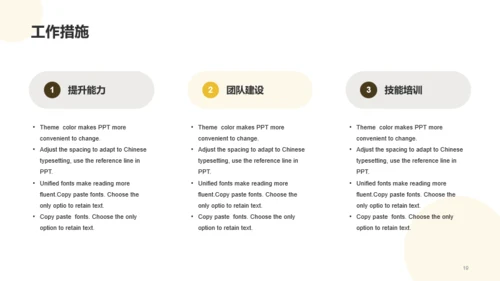 黄色创意竞聘述职PPT模板