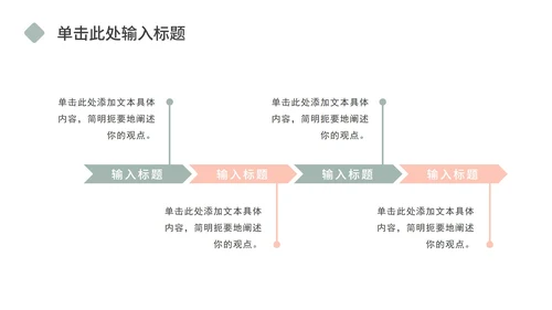 清新工作总结ppt模板