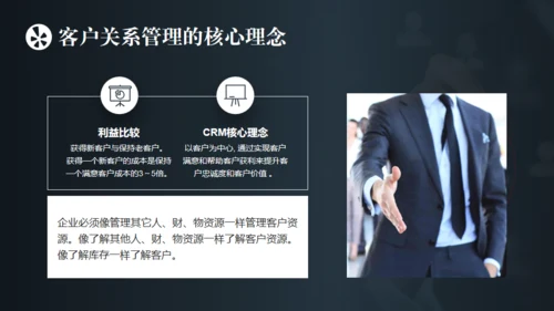 客户关系管理与维护通用PPT模板