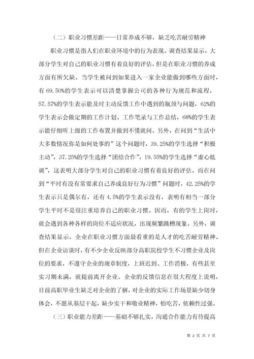 高职院校学生职业素养论文.docx