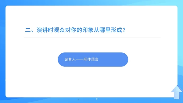 蓝色扁平风演讲礼仪培训PPT模板
