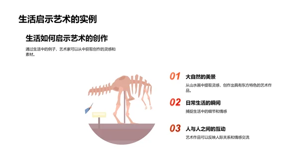 艺术生活实践PPT模板